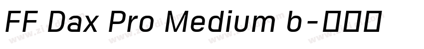 FF Dax Pro Medium b字体转换